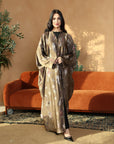 Forest Abaya - Brown
