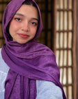 Extra Drape Hijabs - Festive Edition - Purple