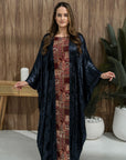 Luxe Festive Kaftan - Charcoal