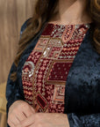 Luxe Festive Kaftan - Charcoal