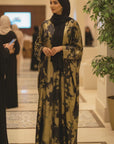 Golden Mist Abaya - Black