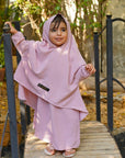Mirha Kids Abaya Set - Pink