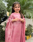 Kids Luxury Kaftan - Blush