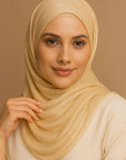 Luxe Hijab - Buttercream