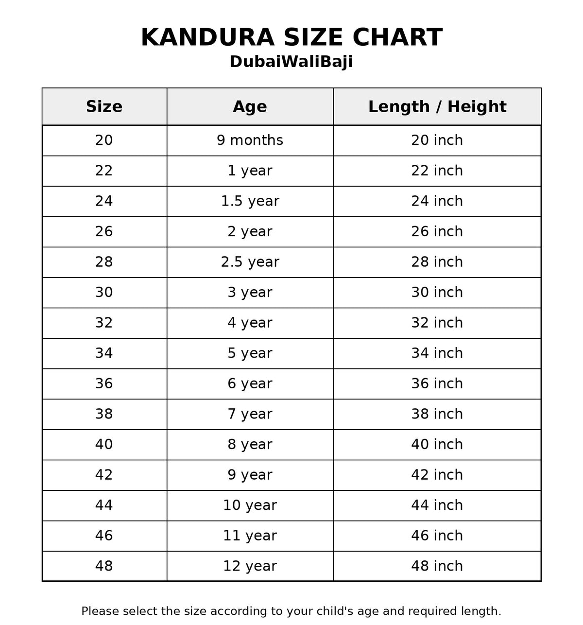 Classic Kandura for Men