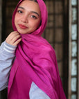 Extra Drape Hijabs - Festive Edition - Fuchsia/Magenta