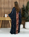 Luxe Festive Kaftan - Charcoal