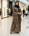 Forest Abaya - Brown