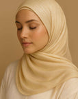Luxe Hijab - Buttercream