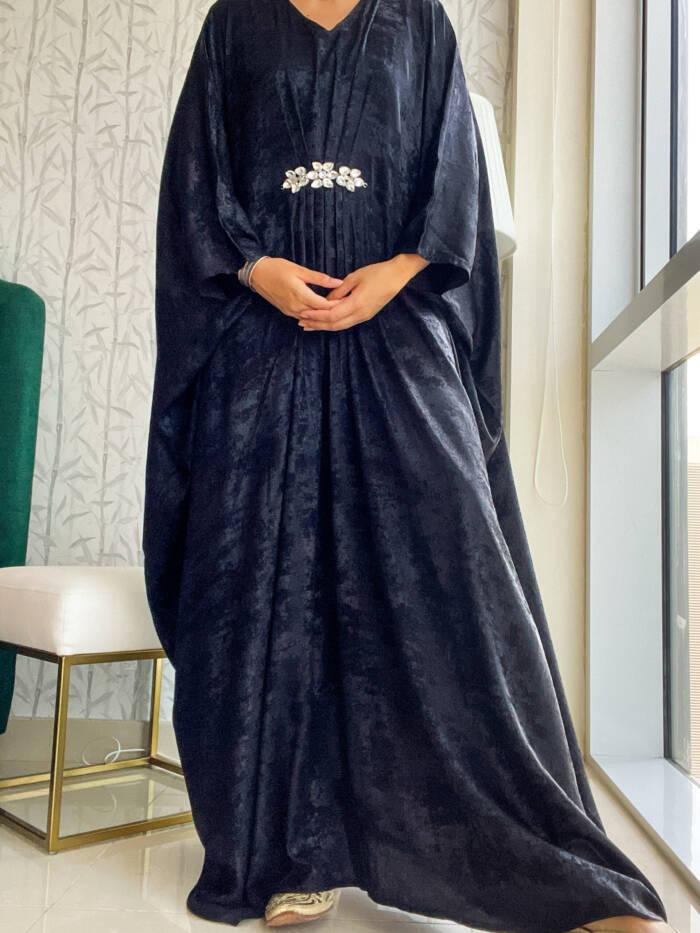 Dazzle Kaftan - Pitch Midnight