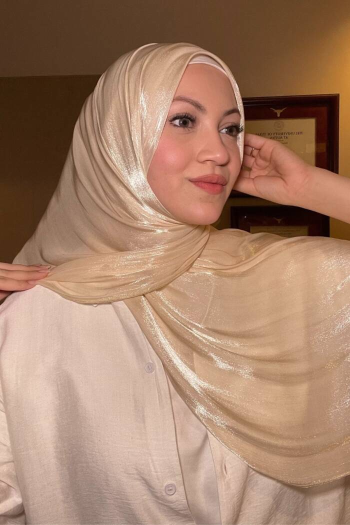 Luxe Hijab - Buttercream