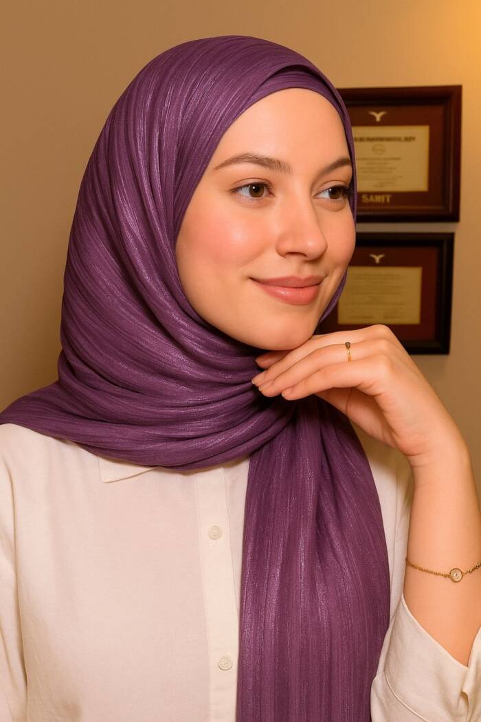 Luxe Hijab - Indigo