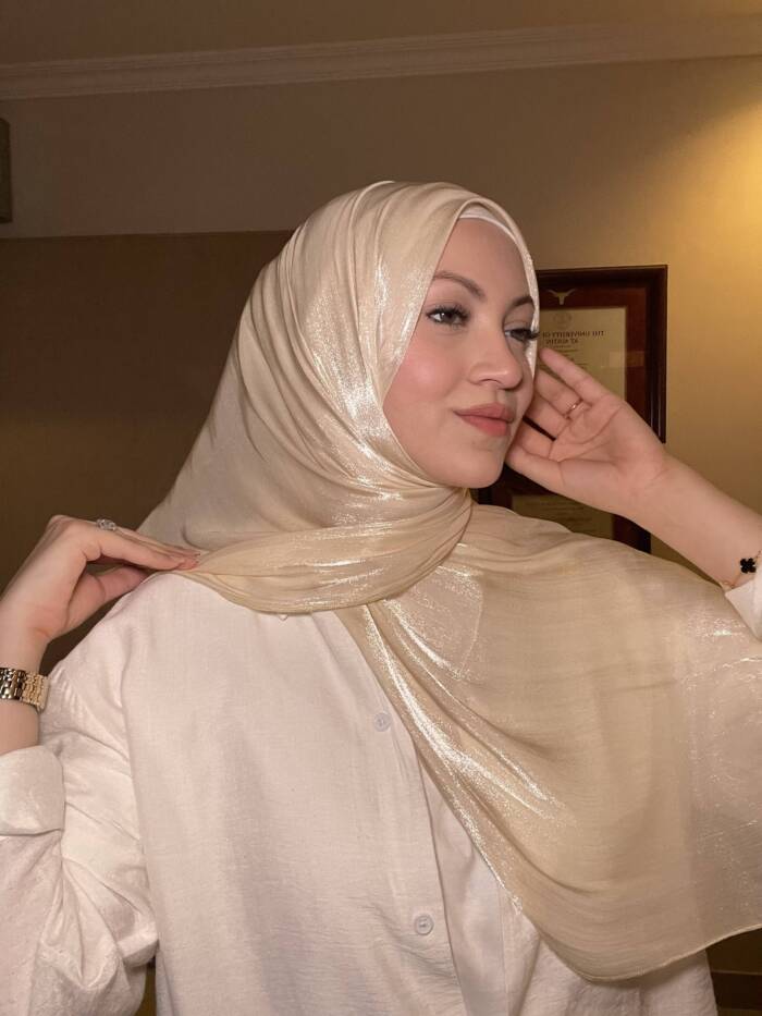 Luxe Hijab - Buttercream