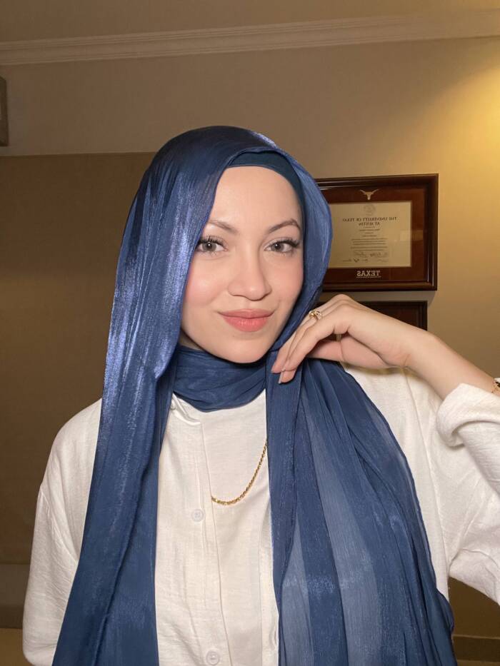 Luxe Hijab - Blueberry
