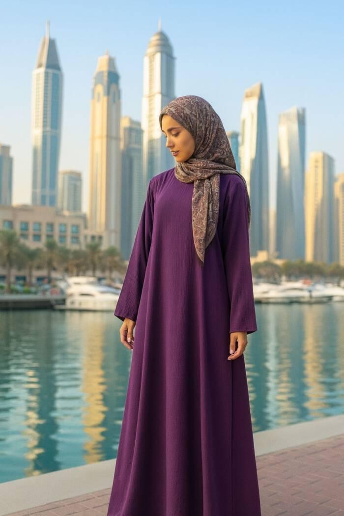 Dual-wear Everyday Essential Abaya (For quick orders & size help, WhatsApp us)