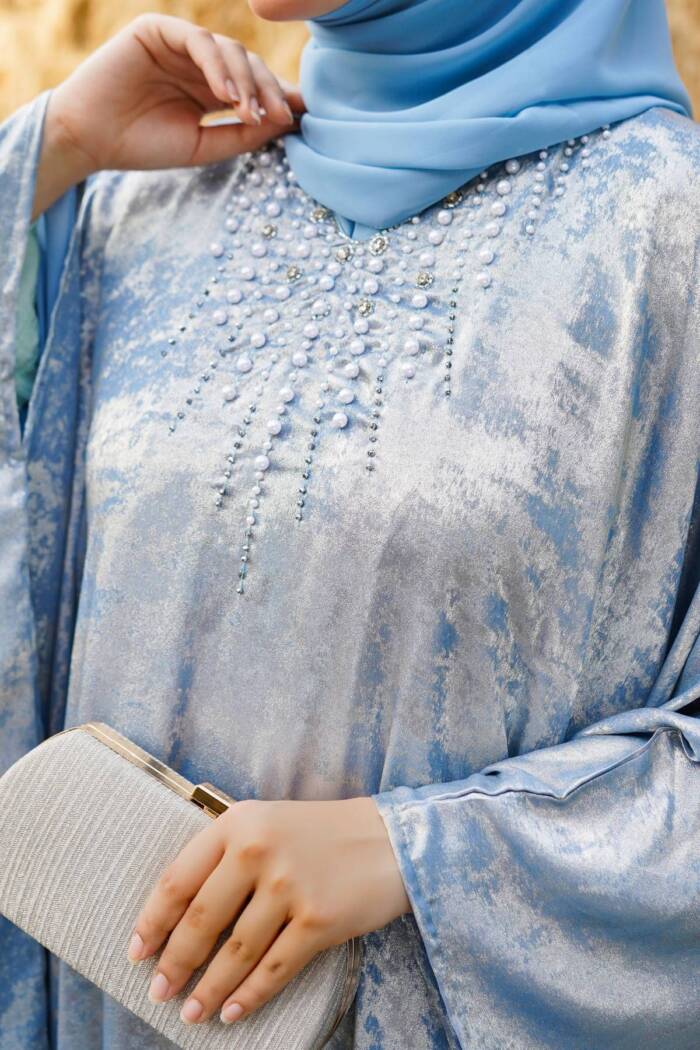 Royal Pearl Kaftan - Ocean