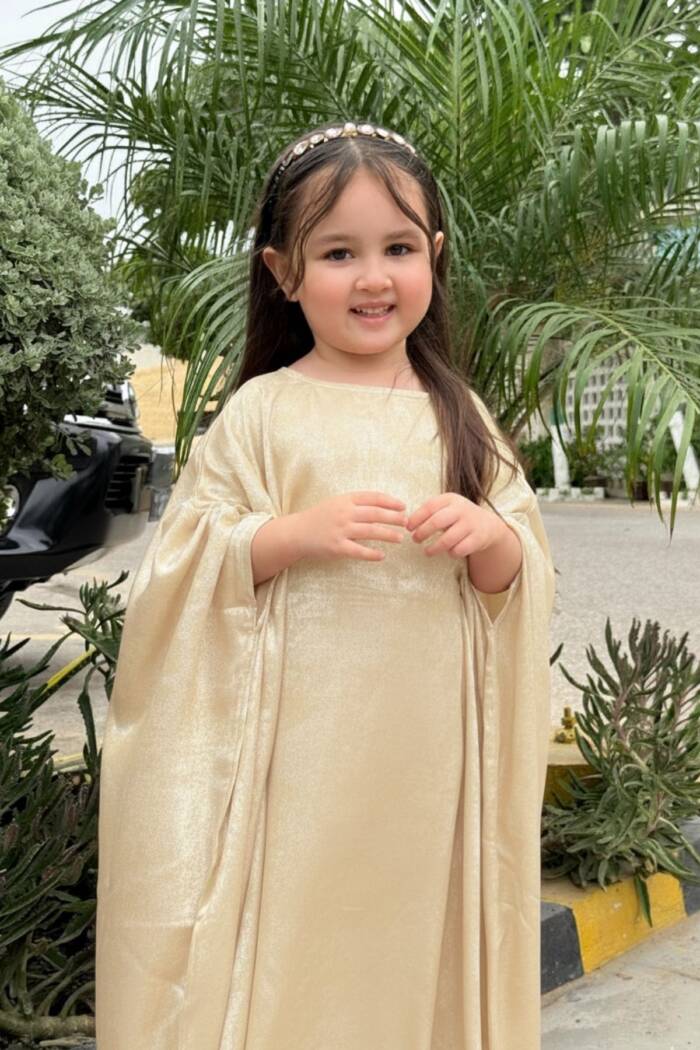 Kids Luxury Kaftan - Gold