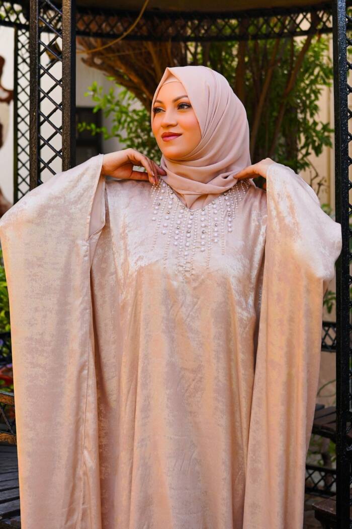 Royal Pearl Kaftan - Gold