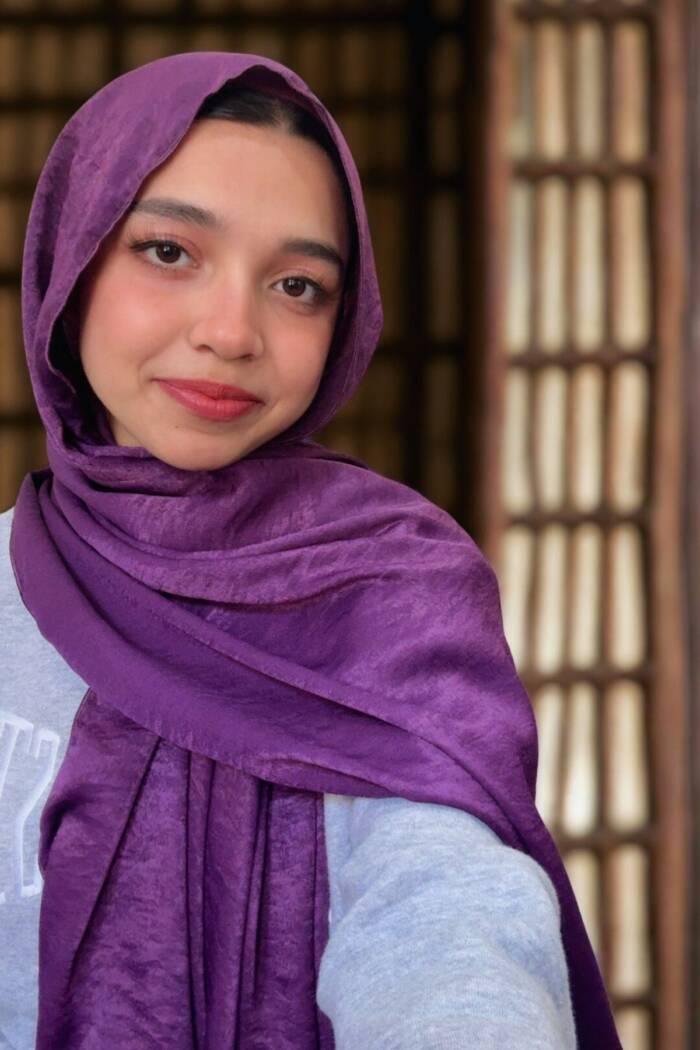 Extra Drape Hijabs - Festive Edition - Purple